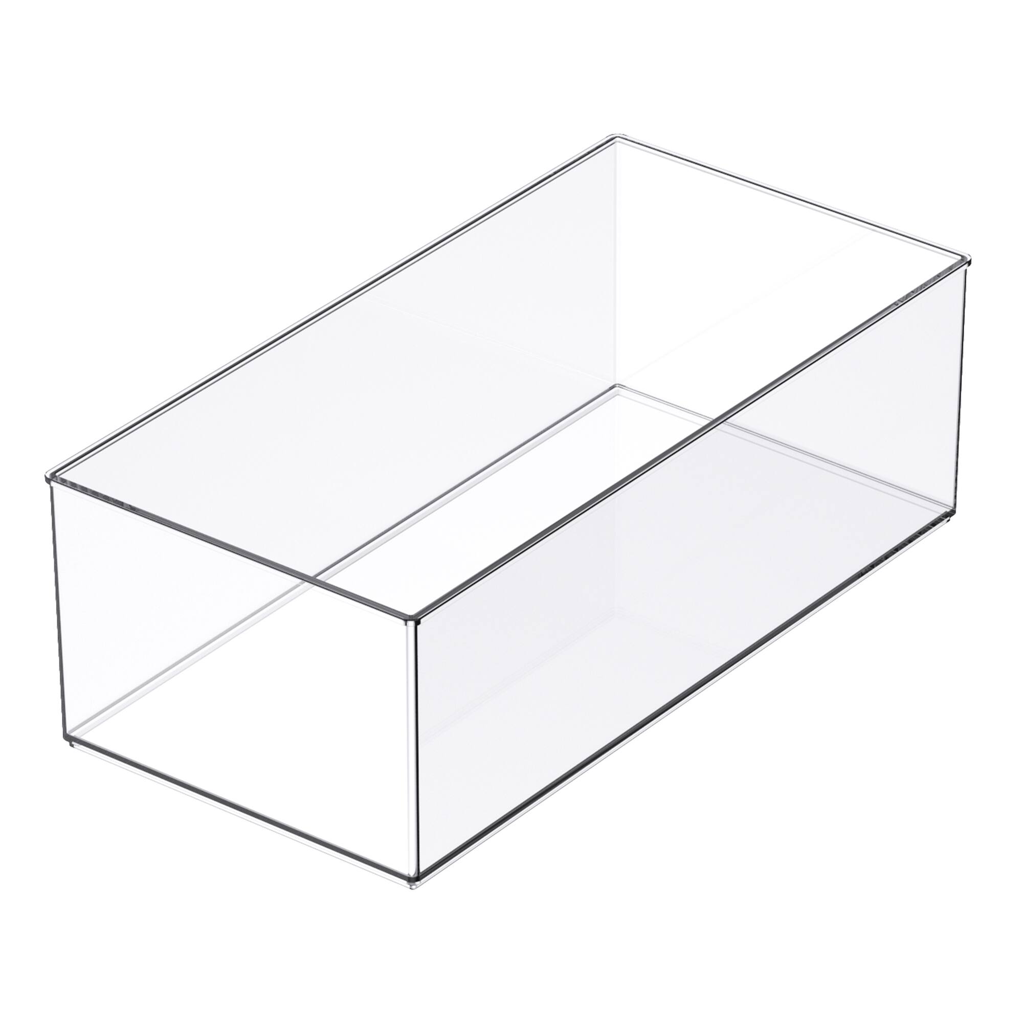 12" x 6" Clear Stacking Storage Bin by Simply Tidy™